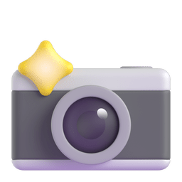 Camera with Flash animated